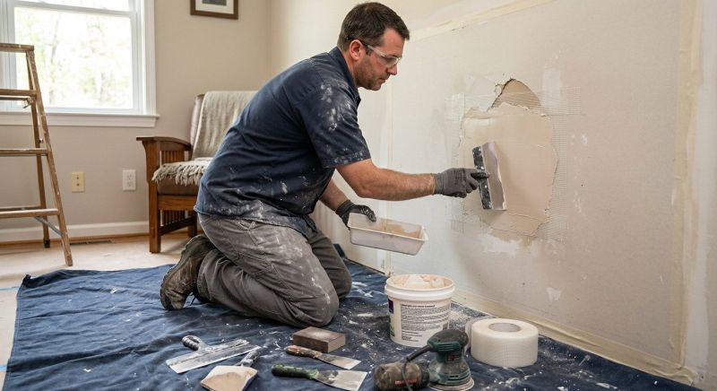 Common Causes Of Drywall Cracks And Holes