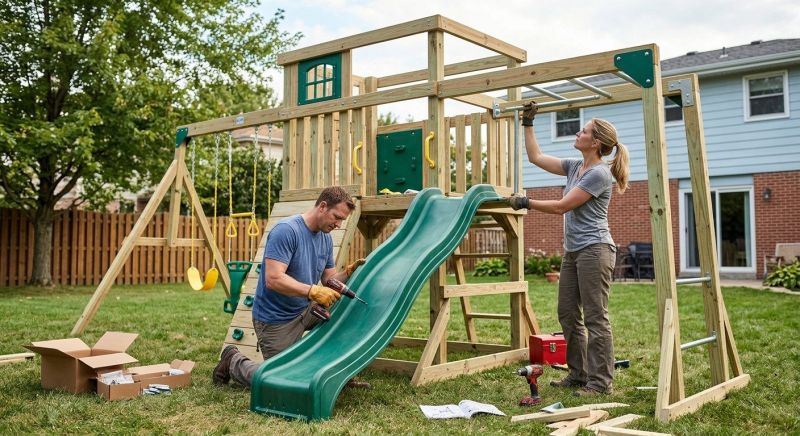 Safety Considerations For Backyard Playground Installation