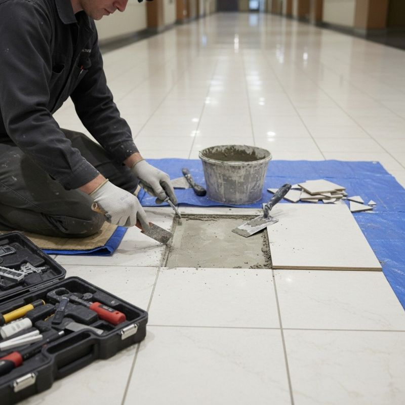 Tile Repair And Replacement For Floors And Backsplashes