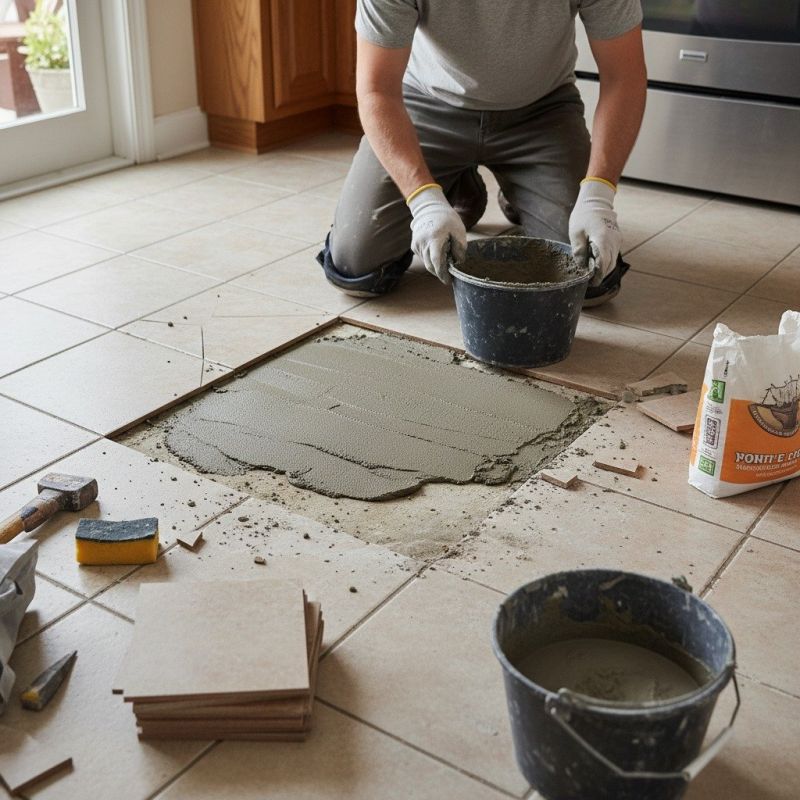 Tile Repair And Replacement For Floors And Backsplashes