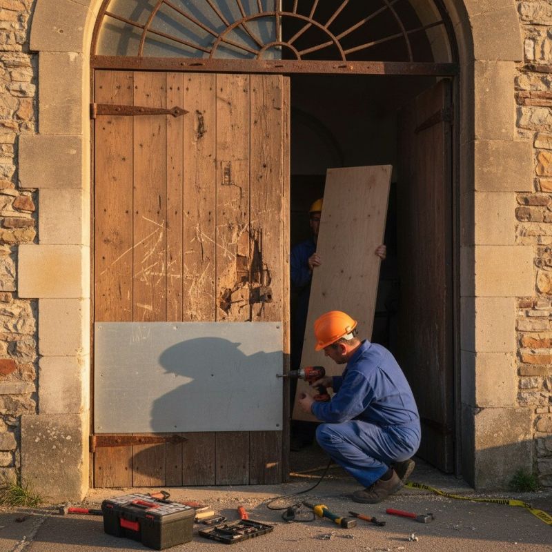 When To Repair Or Replace A Damaged Door